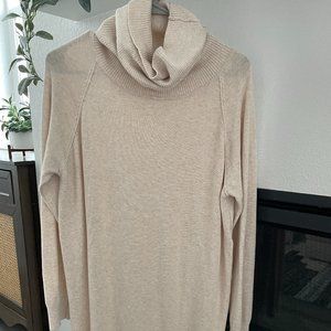 Lole Sweater Tunic / Dress Medium Beige